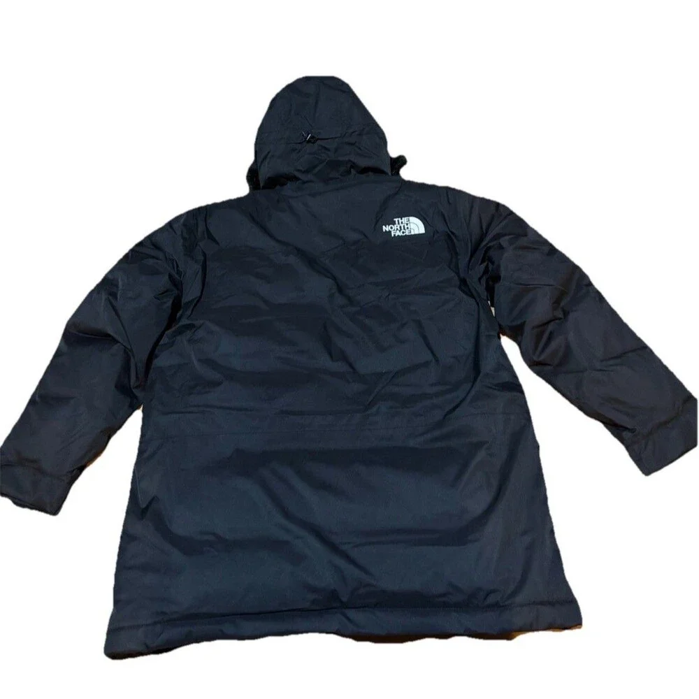 The North Face Bedford Black Down Parka Winter Hooded Jacket Coat Mens XL NEW